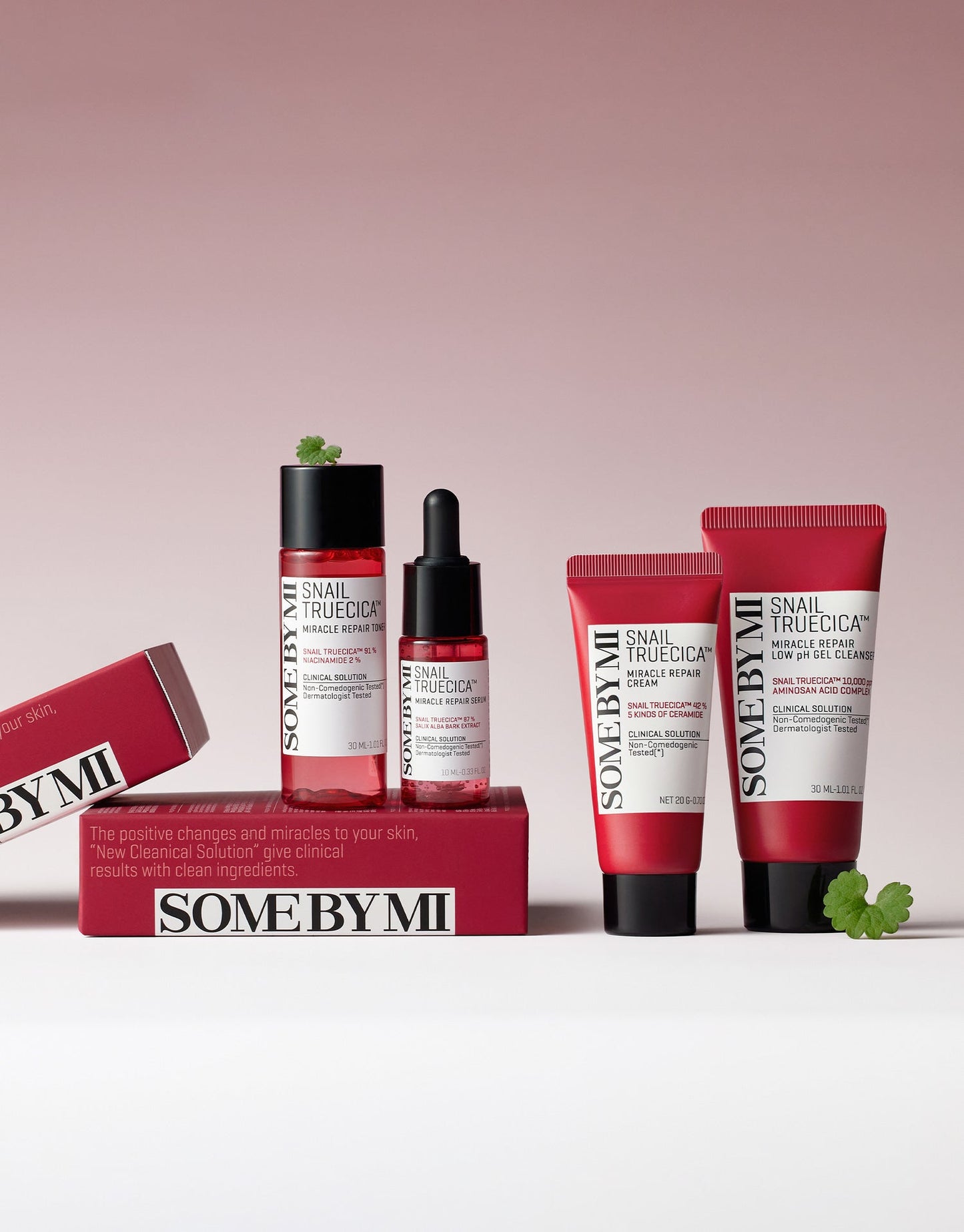 Набор миниатюр с муцином улитки Some By Mi Snail Truecica Miracle Repair Starter Kit