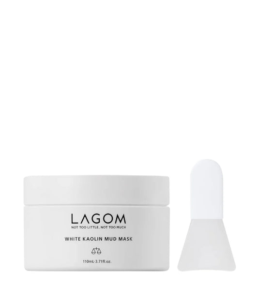 Отшелушивающая глиняная маска Lagom White Kaolin Mud Mask 110 мл
