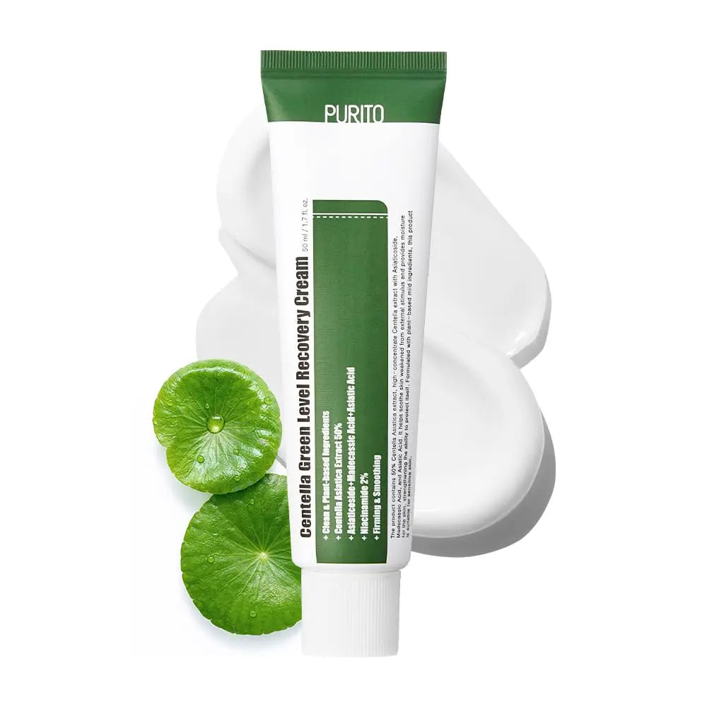 Успокаивающий крем для восстановления кожи с центеллой Purito Centella Green Level Recovery Cream 50 ml