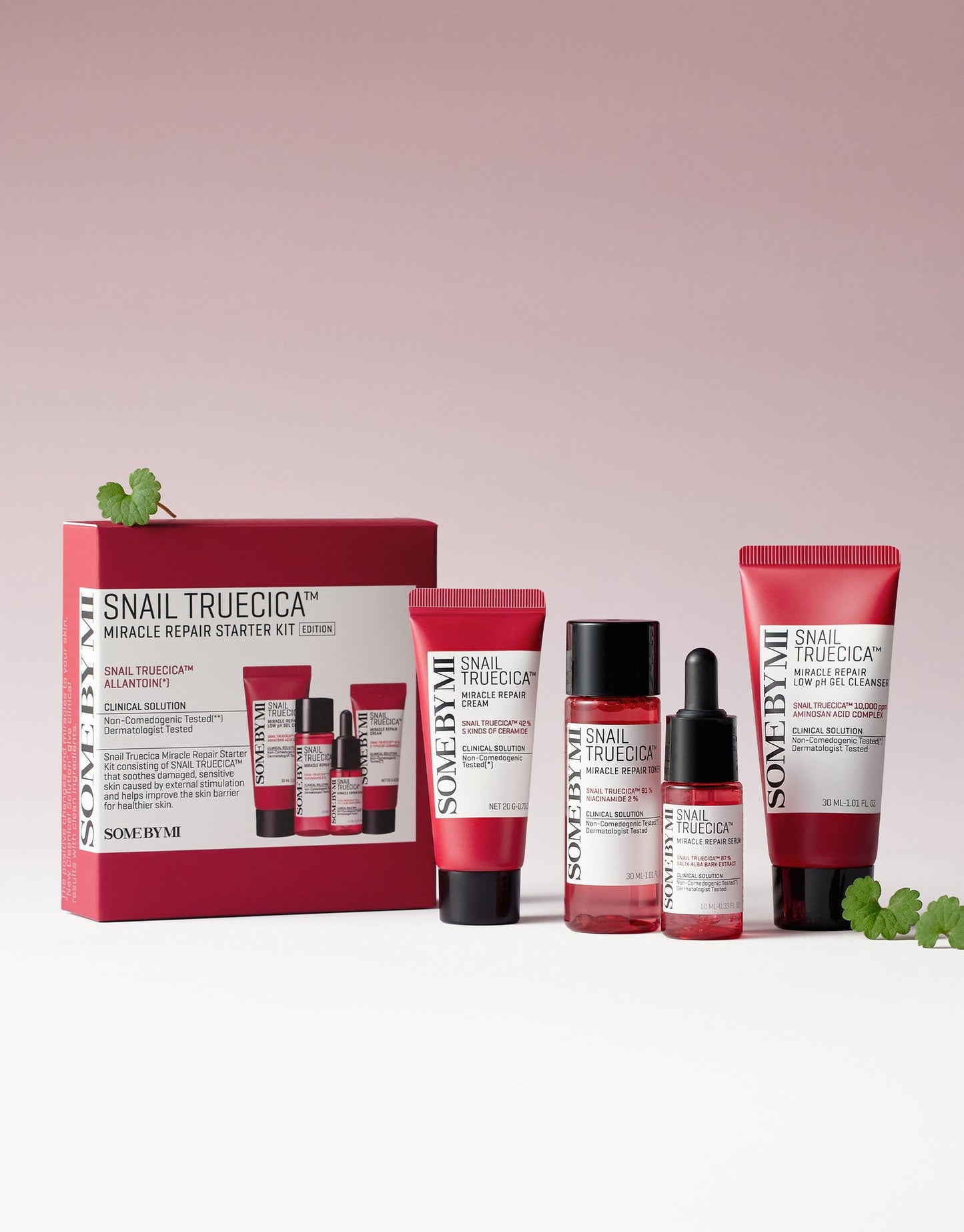Набор миниатюр с муцином улитки Some By Mi Snail Truecica Miracle Repair Starter Kit