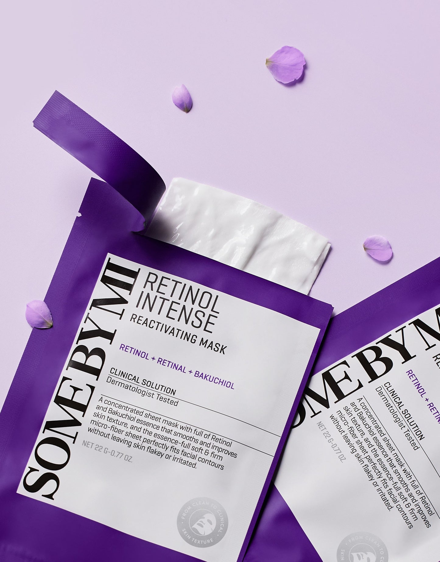 Антивозрастная тканевая маска с ретинолом и бакучиолом Some By Mi Retinol Intense Reactivating Mask