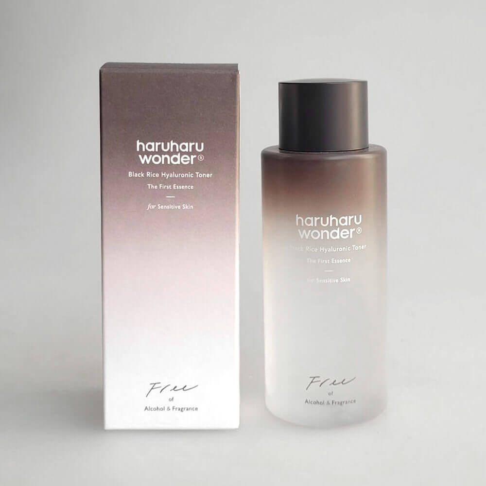 Бесспиртовой тонер с чёрным рисом Haruharu Wonder Black Rice Hyaluronic Toner For Sensitive Skin 150 мл