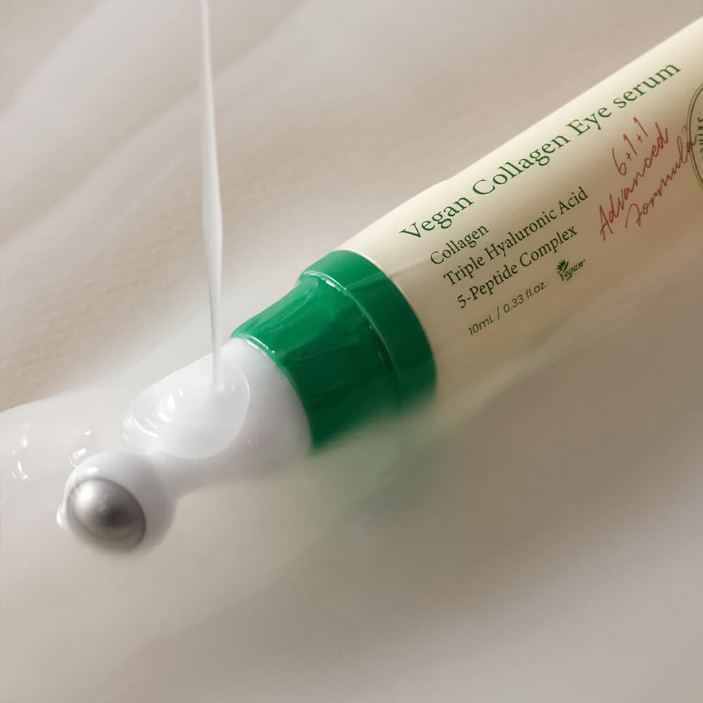 Пептидная сыворотка для век с массажным аппликатором AXIS-Y Vegan Collagen Eye Serum