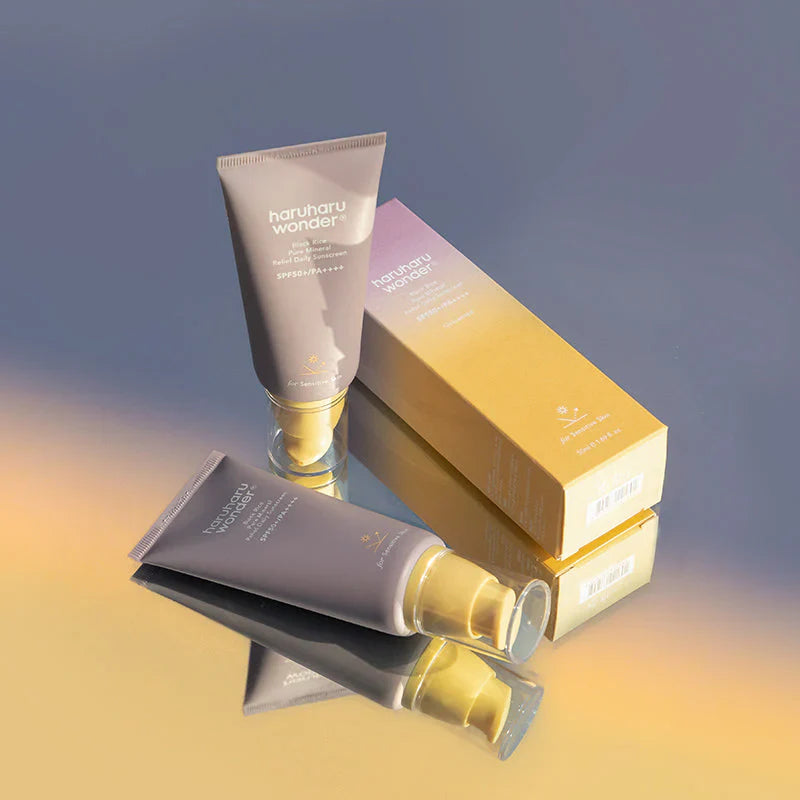 Солнцезащитный крем Haruharu Wonder Black Rice Pure Mineral Relief Daily Sunscreen SPF50+/PA++++