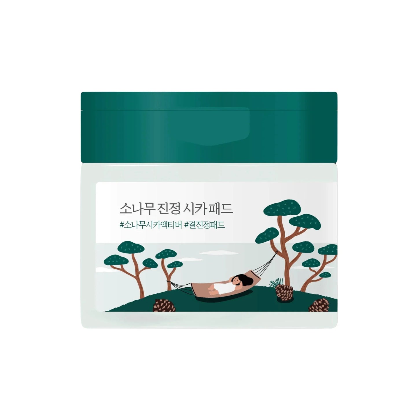 Пэды с экстрактами сосны и центеллы для проблемной кожи Round Lab Pine Calming Cica Pad