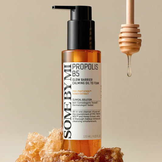 Масло-пенка для сияния кожи с прополисом Some By Mi Propolis B5 Glow Barrier Calming Oil To Foam