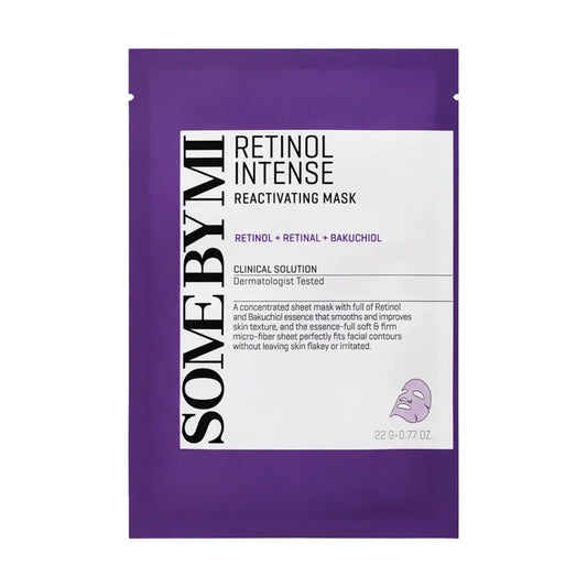 Антивозрастная тканевая маска с ретинолом и бакучиолом Some By Mi Retinol Intense Reactivating Mask