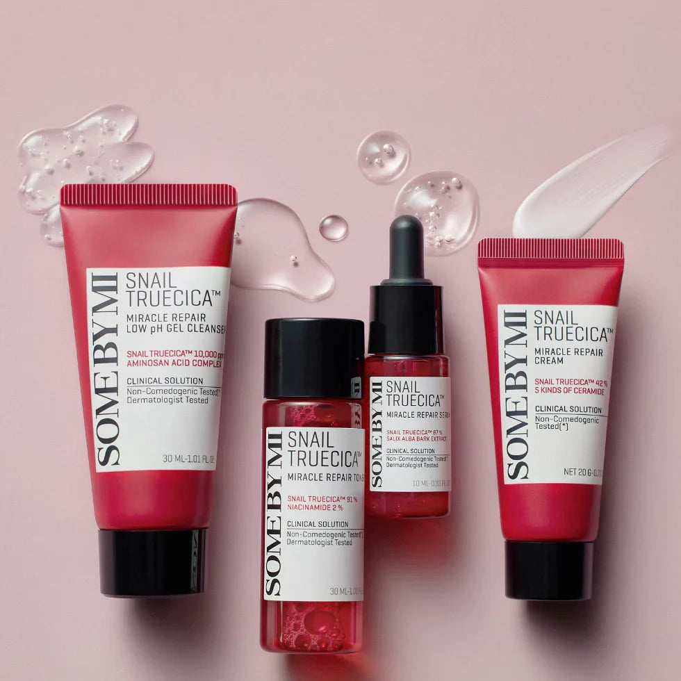 Набор миниатюр с муцином улитки Some By Mi Snail Truecica Miracle Repair Starter Kit