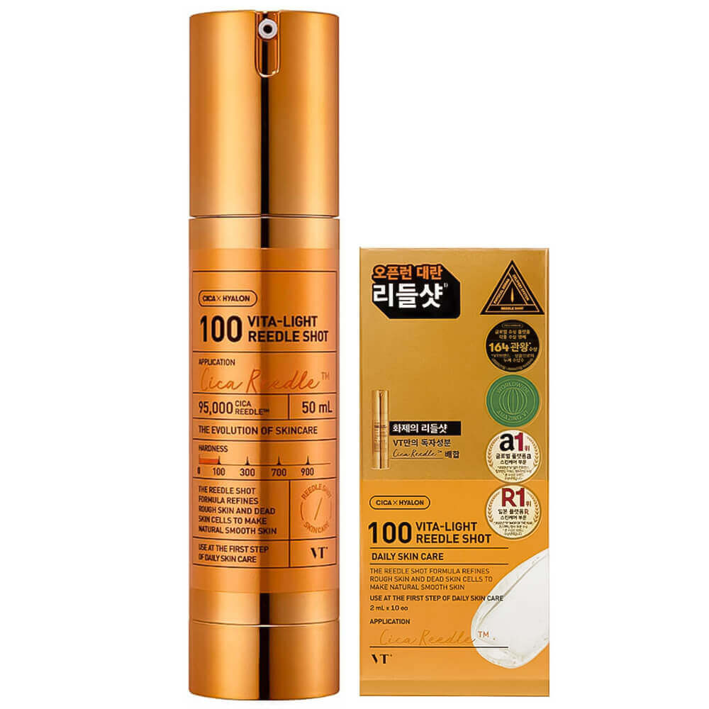 VT COSMETICS Ампула-усилитель ухода Vita-Light Reedle Shot 100, 50 мл