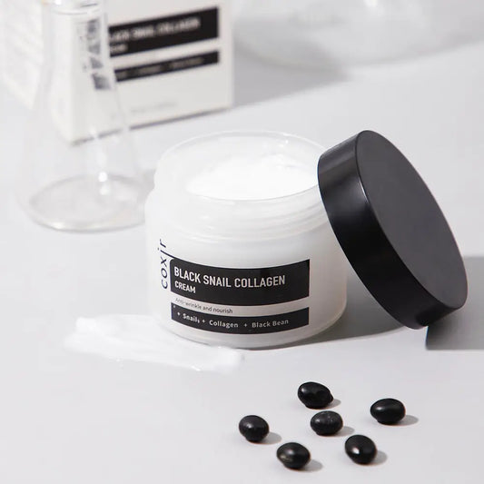 Coxir Крем против морщин с коллагеном и муцином черной улитки Black Snail Collagen Cream 50мл