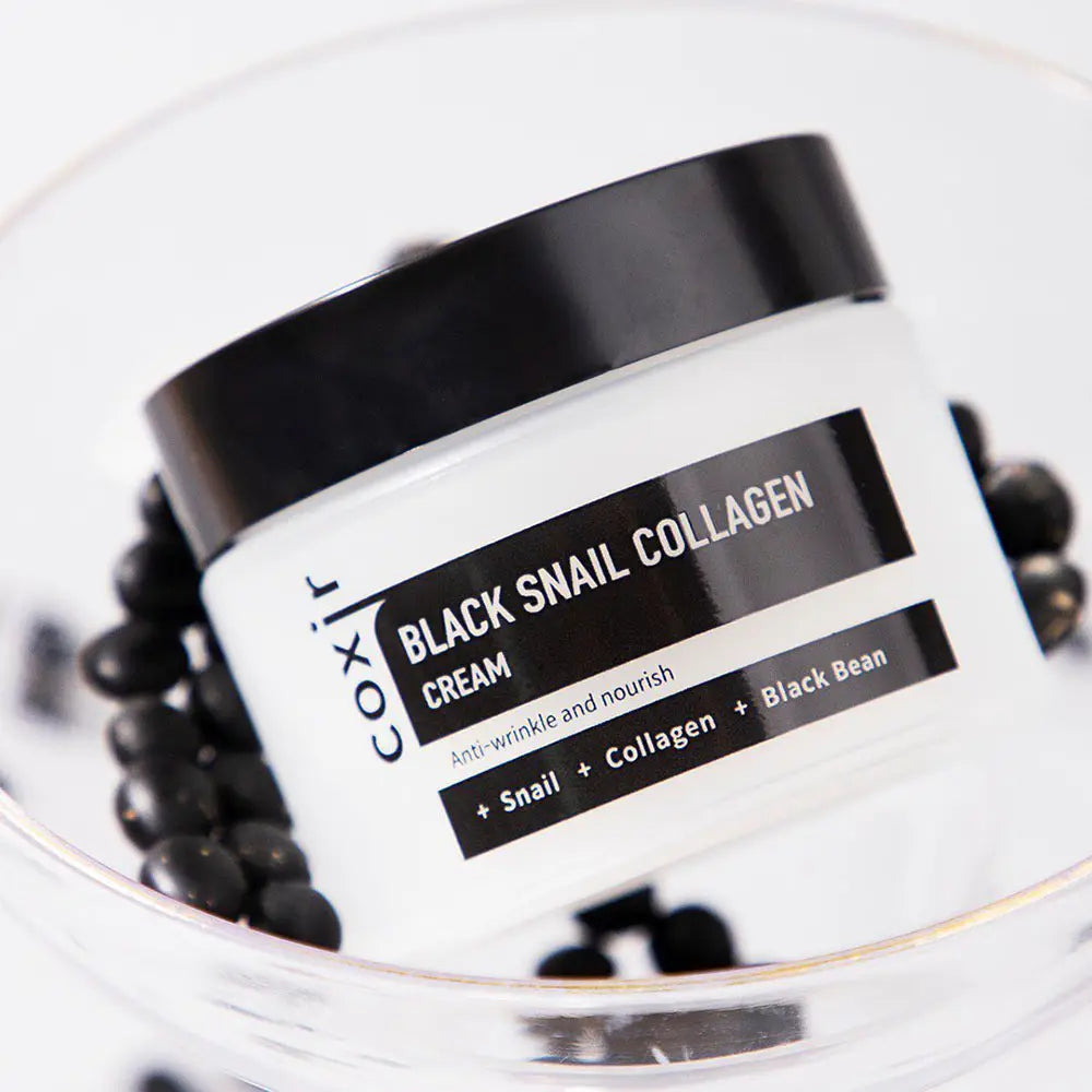 Coxir Крем против морщин с коллагеном и муцином черной улитки Black Snail Collagen Cream 50мл