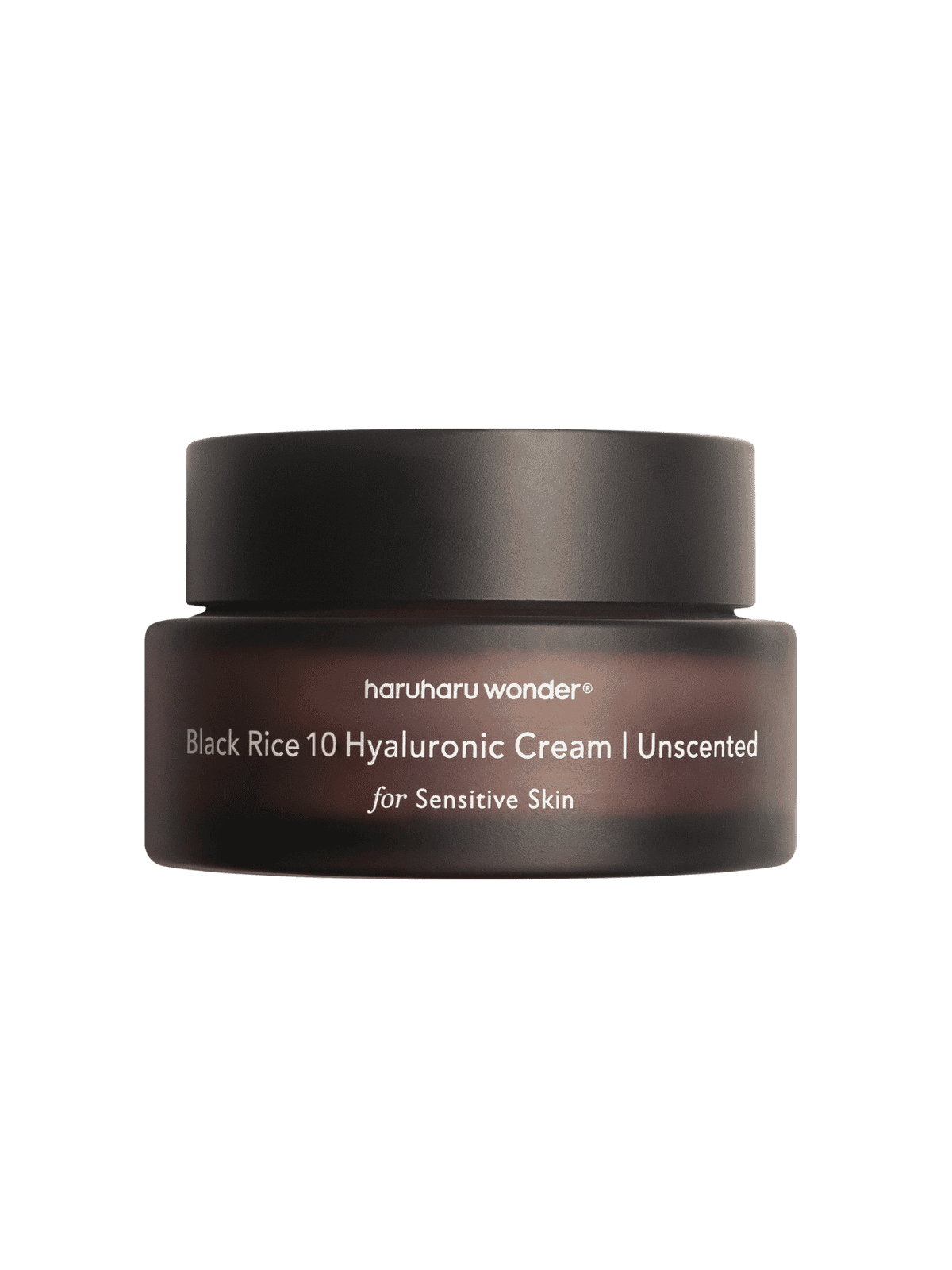 Крем с чёрным рисом для чувствительной кожи Haruharu Wonder Black Rice Hyaluronic Cream Unscented