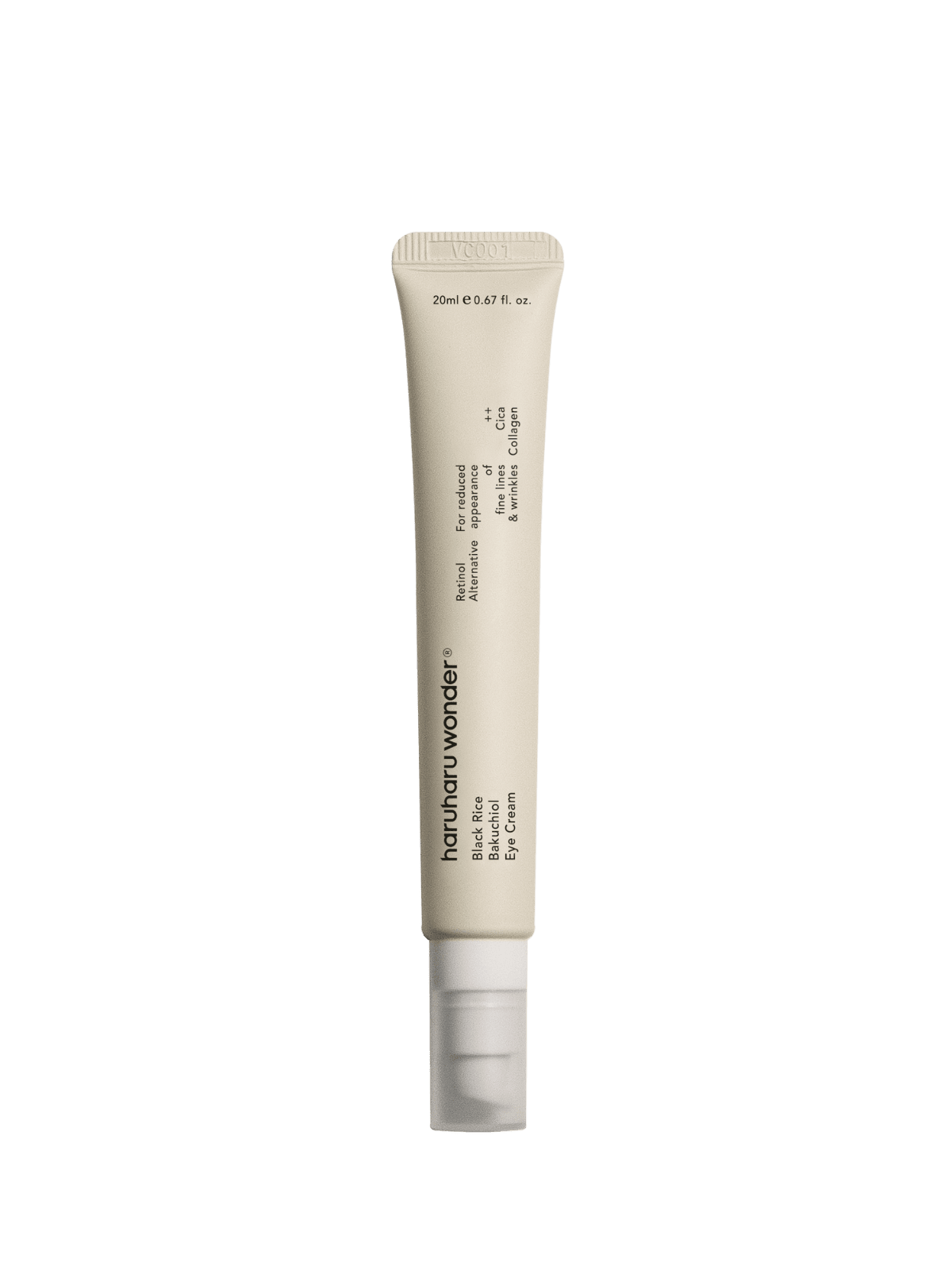 Крем для глаз против морщин с осветляющим эффектом HaruHaru WONDER Black Rice Bakuchiol Eye Cream 20 мл