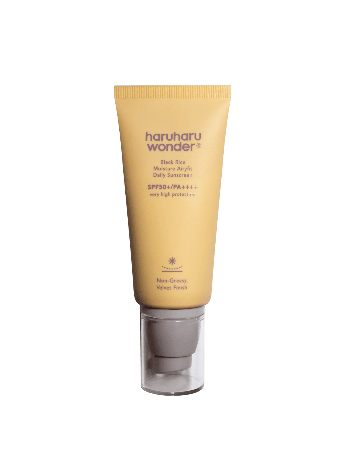 Лёгкий увлажняющий санскрин Haruharu Wonder Black Rice Moisture Airyfit SPF50+ PA++++