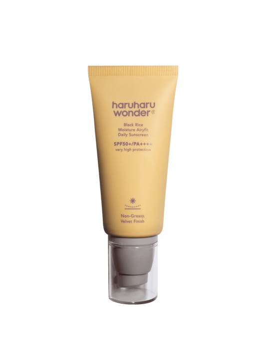 Лёгкий увлажняющий санскрин Haruharu Wonder Black Rice Moisture Airyfit SPF50+ PA++++