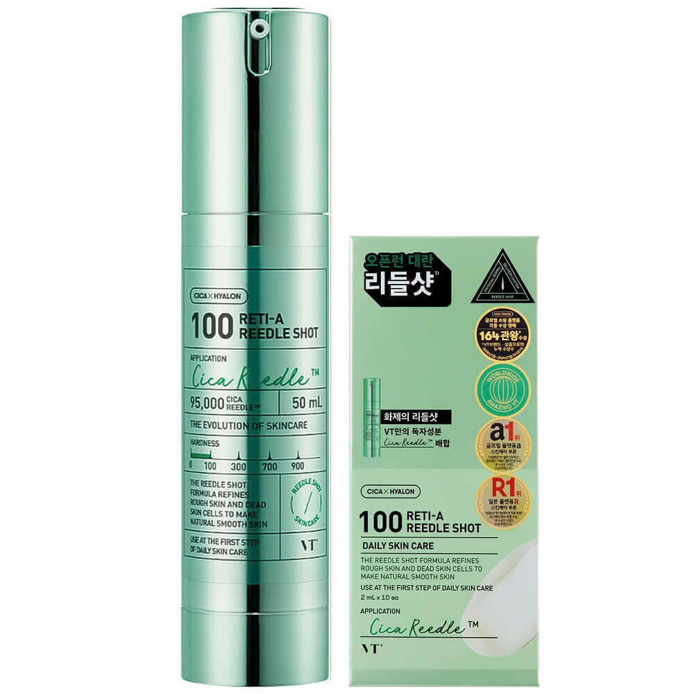 VT COSMETICS Ампула-усилитель ухода Reti-A Reedle Shot 100, 50 мл