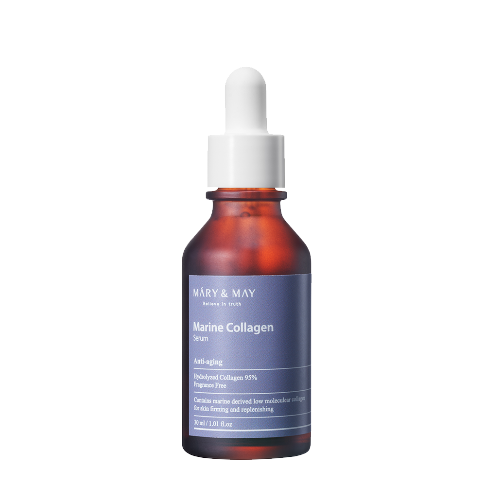 Антивозрастная ампула с 95% коллагена Mary&May Marine Collagen Serum 30 ml