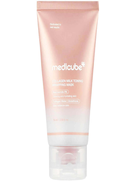 Маска-плёнка с коллагеном и ниацинамидом medicube Collagen Milk Toning Wrapping Mask