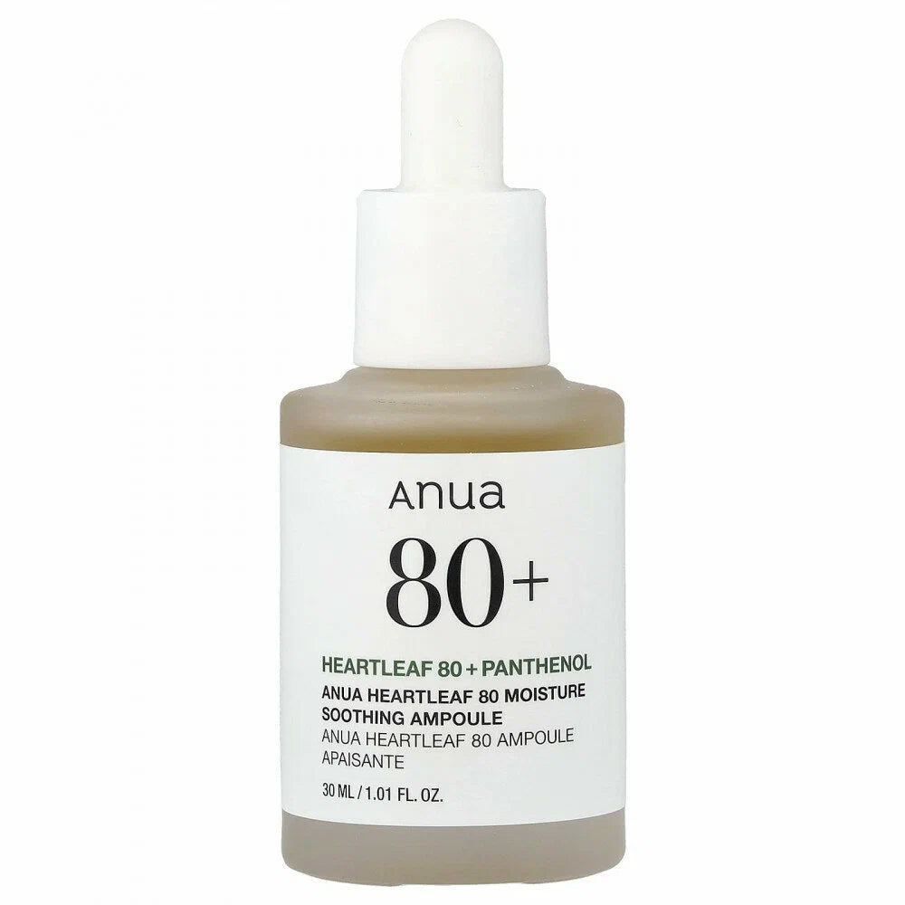 Успокаивающая ампула на основе хауттюйнии Anua Heartleaf 80% Moisture Soothing Ampoule