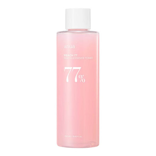 Тонер-эссенция с персиком для гладкой и сияющей кожи Anua Peach 77 Niacin Essence Toner