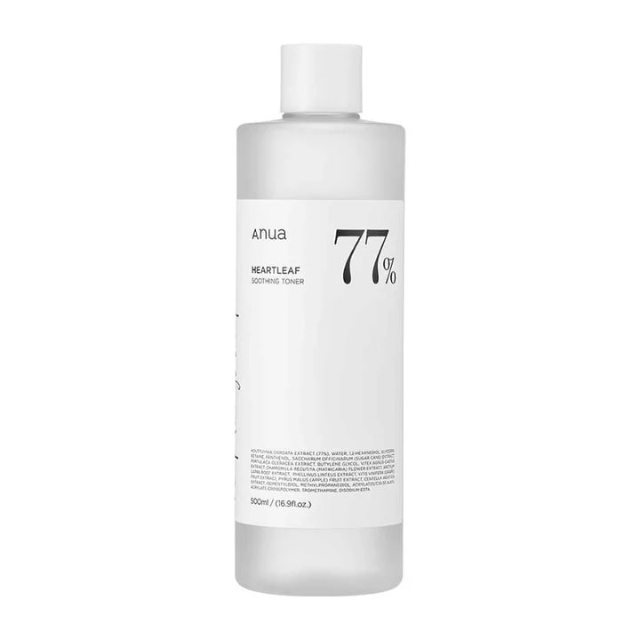 Успокаивающий тонер для лица 500 мл ANUA HEARTLEAF 77% SOOTHING TONER