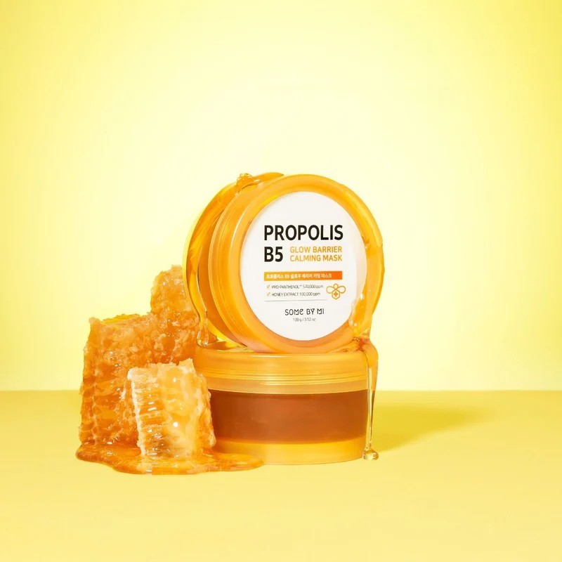 Успокаивающая маска с прополисом для сияния кожи Some By Mi Propolis B5 Glow Barrier Calming Mask